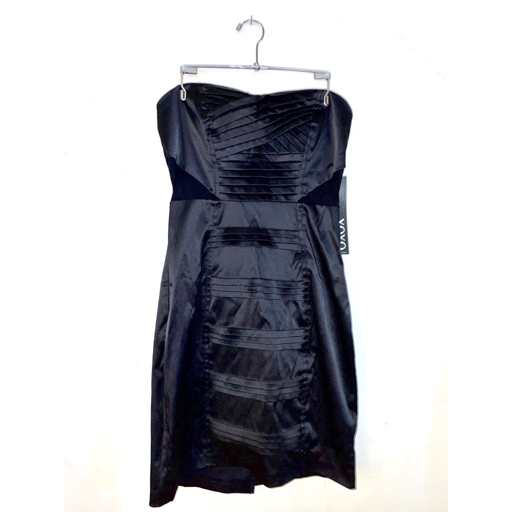 Satin Black Dress